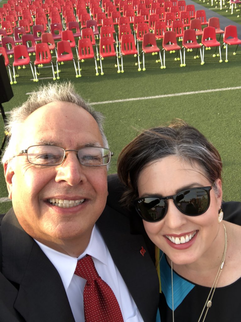 Our Final Commencement Exercises <a href="/RomaISD/">Roma ISD</a> !  It was an awesome ride. “Love” those tennis 🎾 balls!