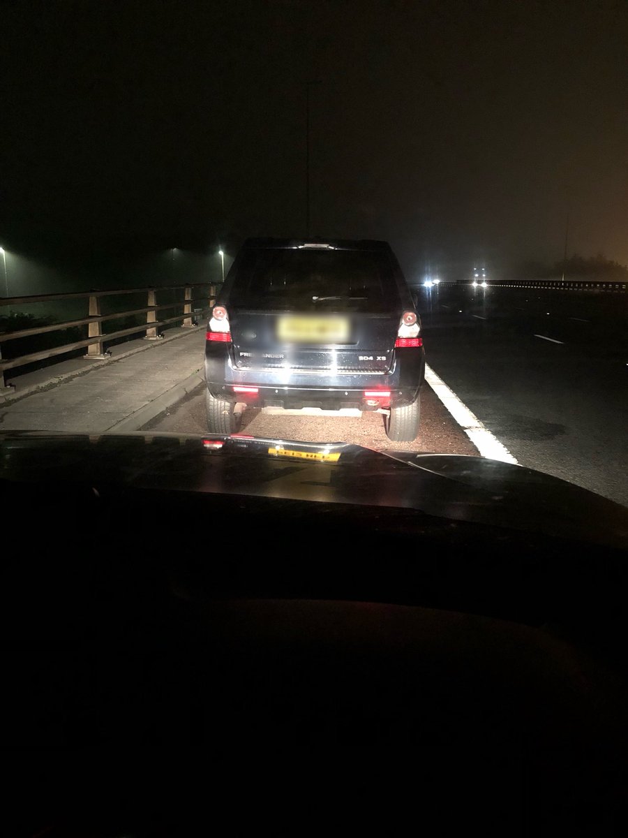LancsRoadPolice's tweet photo. Vehicle sighted travelling M6 S/B in excess of 125mph, in thick fog. To top it off driver is over the drink drive limit. 1 arrested and vehicle recovered. #whenwillpeoplelearn. #Nonefortheroad. #T3TacOps. #HO52. #MN18. @NWmwaypolice. https://t.co/NyQz0ApXK5
