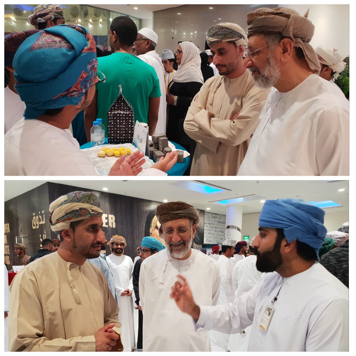 معرض الشركات الطلابية المشاركة في #إنجاز_عمان يقدم وجبة دسمة في الابتكار وابراز فرص تجارية متنوعة في مجمع افينيوز بالغبرة، ادهشتني الكثير من الافكار المتميزة بصحبة المكرم الشيخ محمد الحارثي
#برنامج_الشركة