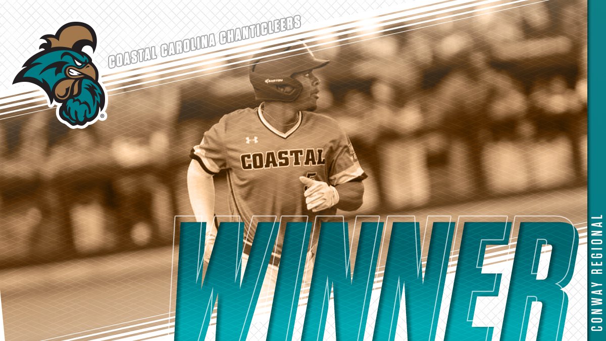 NCAABaseball's tweet photo. ALL TEAL ALL DAY! 

@CoastalBaseball with a SAVAGE performance to defend Conway in 16-1 win over LIU Brooklyn. 

#RoadToOmaha https://t.co/qJiOiPsGnP