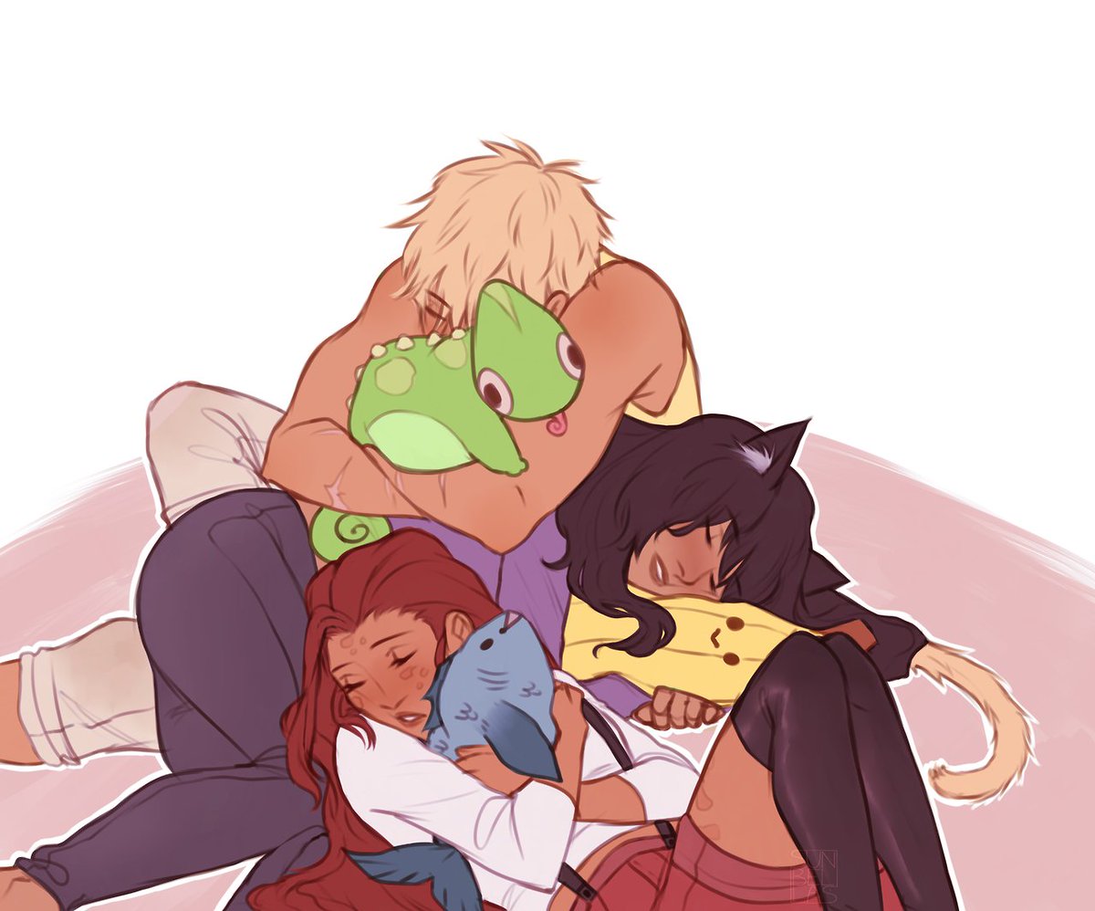 Nappin with the gals♡