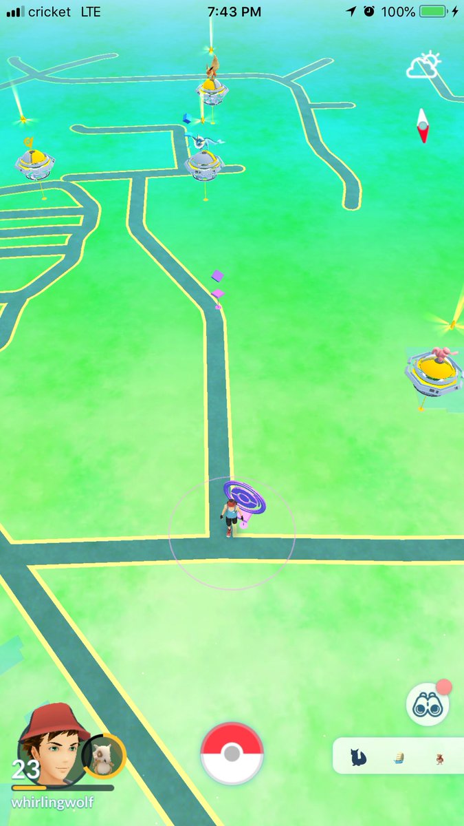erichschuler's tweet photo. I kicked out Team Valor. Now this neighborhood is only shared by #TeamInstinct and Team Mystic. https://t.co/s7P8dw2ZwA