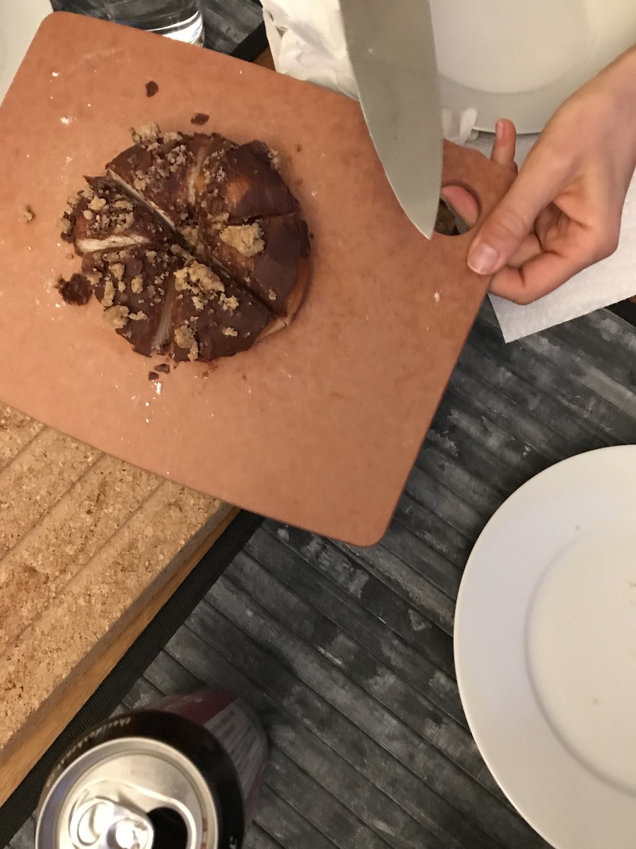 HootDaveC's tweet photo. Donut 5, Chocolate dip with cookie from @bloomersto.   #donutday2018 https://t.co/njqkKxzKdz