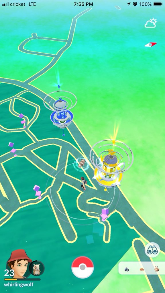erichschuler's tweet photo. This #TeamInstinct gym has defended itself for over 24 hours!! I know because I  took it from Team Valor yesterday. ⚡️⚡️ https://t.co/ZH4W1ZUicx