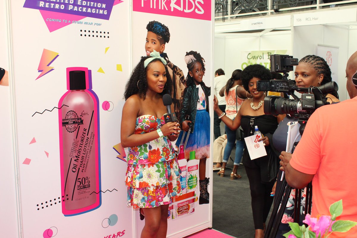 LustersPINK's tweet photo. 🇬🇧#PinkUK 🇬🇧#flashbackfriday #london 🇬🇧@lusterspink launches the New #PinkSBCO collection 💕and @LustersPinkKids line, celebrates 51 years with it #RetroPink #manywaystoPink campaign!!@AfrohairShow #PinkisGlobal #naturalhair #naturalhairstyles #protectivestyles https://t.co/tnfXkvqzxo