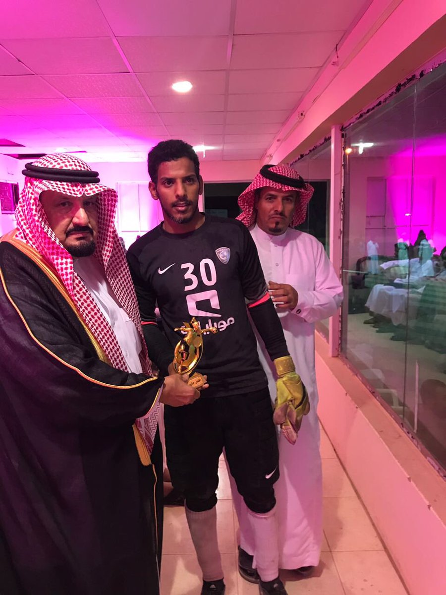 حصل افضل حارس ف البطوله لهذا العام الحارس : محمد حسين العتيبي
