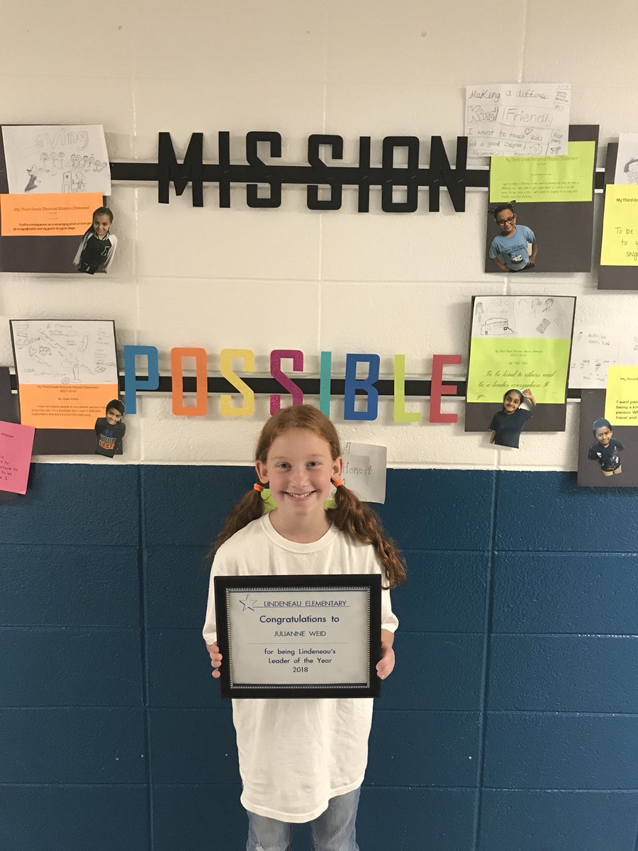 We are so proud of Lindeneau’s Leader of the Year!!