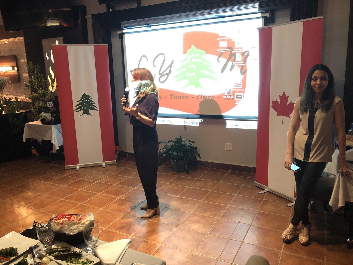 eva_nassif1's tweet photo. C’est avec une grande joie que m’adresse aux invités à l’Iftar bénéfice organisé par #LYOM au restaurant Grillades Laflamme à #VimyLaval ce soir. Merci pour la belle soirée! #polcan https://t.co/y9IFNA44Qf