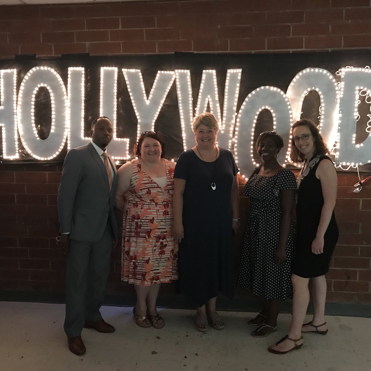 WestMillbrook's tweet photo. Admin team celebrating with Grade 8. Rock stars!! #KidsFirst #OneExtraDegree #WhatStartsHereChangesEverything https://t.co/SkrCnA6s7K