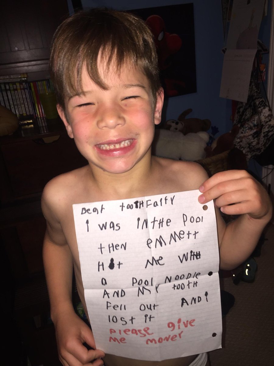 JNiereisel's tweet photo. #toothfairy #losttooth#priceless https://t.co/4CHTX9ISLI