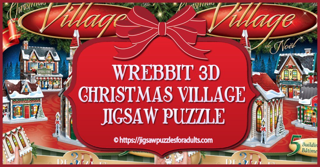 3d puzzle christmas village