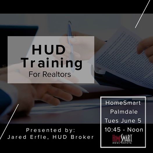 HomeSmartNCG's tweet image. Don't Miss this Amazing Opportunity to Learn the HUD Process!  *** OPEN to Agents of All Offices! ***
 Tuesday June 5, 2018 at 10:45AM.
 #HomeSmartPalmdale #SmartSessions