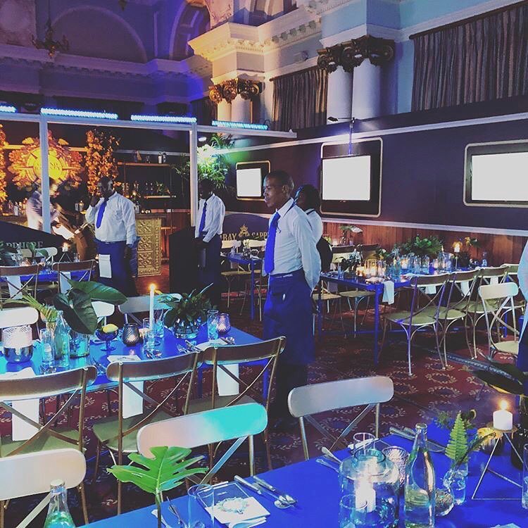 cliffordbrandon's tweet photo. When your client decides to build a luxury train in your venue! #randclub https://t.co/bvqZjbnl2O