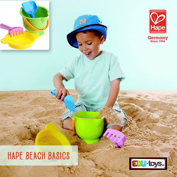 HAPE BEACH BASICS
Just add sand for a perfect day at the beach!!!

Click to buy : edu-toys.in/HAPE-BEACH-BAS…

#SandToys #BuyHapeSandSet #HapeBeachBasics #HapeToys #Beach #BeachPlay #SandArt #SandPlay #SandPlaytherapy #SandPlaying #Hape #EduToysIndia