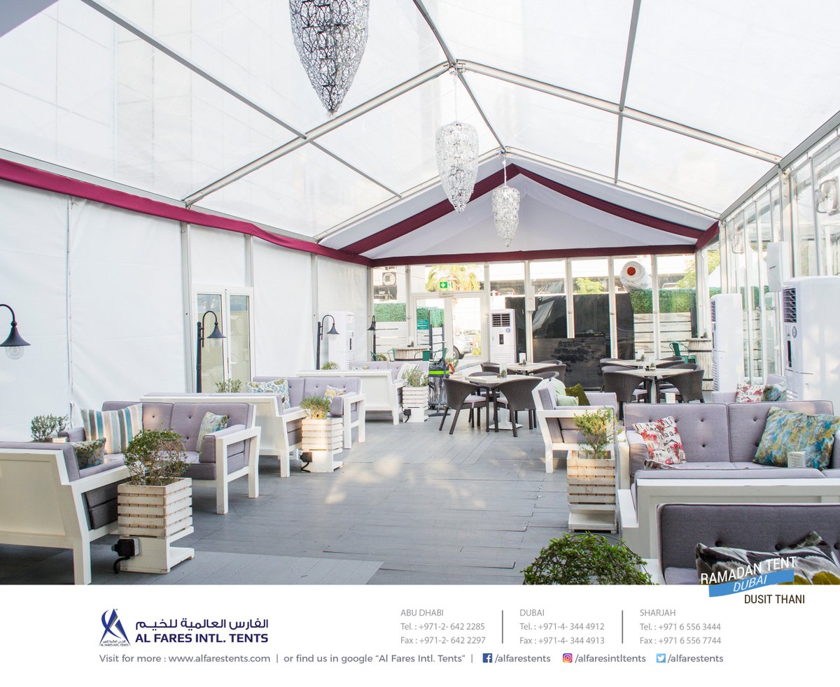 alfarestents's tweet photo. #DusitThani #Ramadan_Tent #Project #Dubai
#Event_Venues &amp; #Marquees by Al Fares International Tents. 
For inquiry: info@alfaresintl.com | Tel: +971-6-5563444
#ramadan #ramadan2018 #ramadantent #mydubai #iftar #EventTents #New_Project #tents #events #construction #marquee https://t.co/FPh57RiN7I