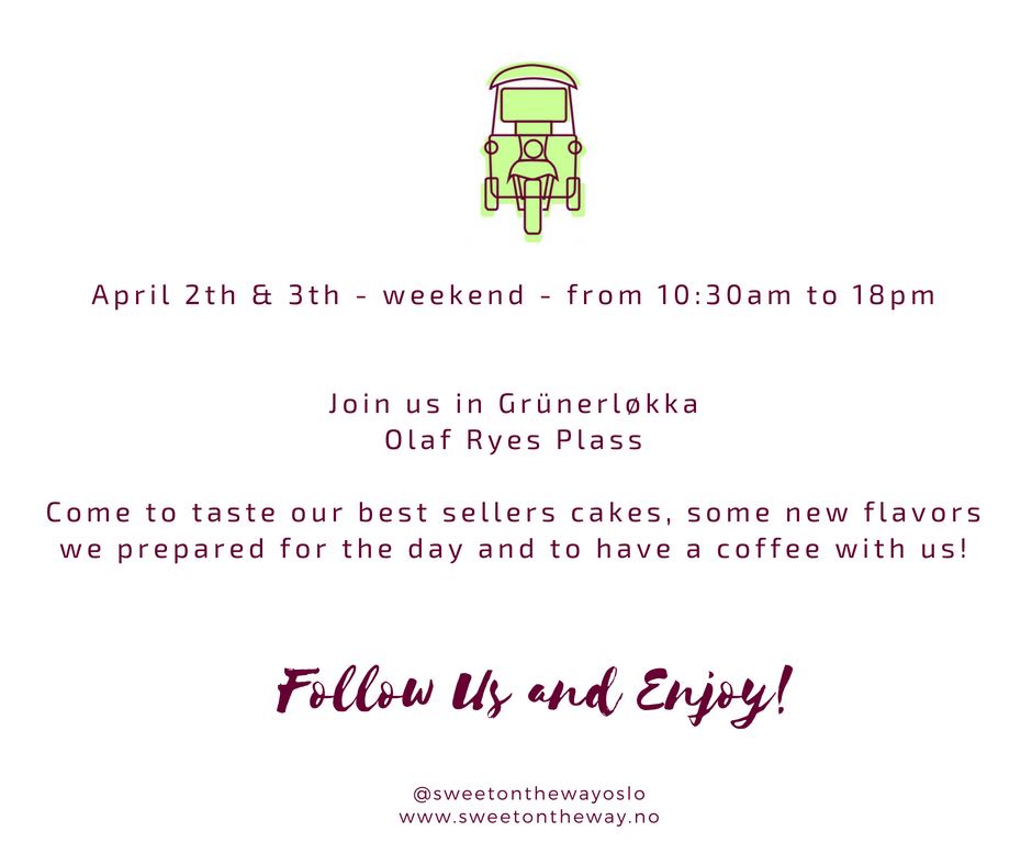 sweet_oslo's tweet photo. Follow us!!! This weekend follow us in Olaf Ryes Plass...Come and enjoy ours Cakes and Coffee 🛵 https://t.co/xWODIFXKQq