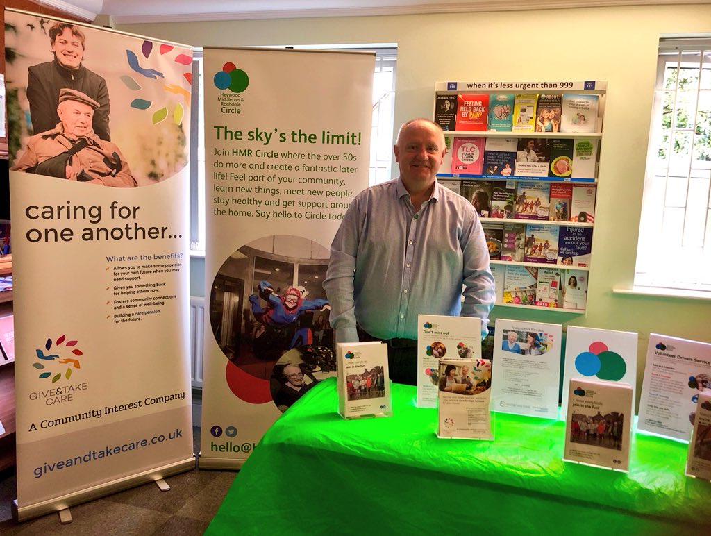 HMRCircleCIC's tweet image. Today we are Castleton Health Centre for #MensHealthDay
Here 9-12 come down &amp;amp; say hello
Hear about @HMRCircleCIC @GTCRochdale 
@Giveandtakecare #VolunteerDriversService
#PracticalWork

#CircleFamily