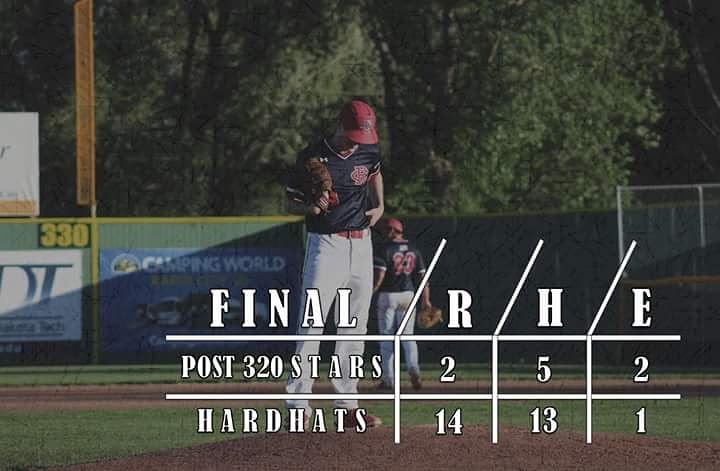 Post22Baseball's tweet photo. Final Battle at the Ballfields score. See you all tomorrow when your Post 22 Hardhats take on Mitchell Post 18 in a double header starting at 5:00 pm at the Fitz!
#post22 #baseball #post320 #hardhats #stars https://t.co/zaEt2KB7Dc