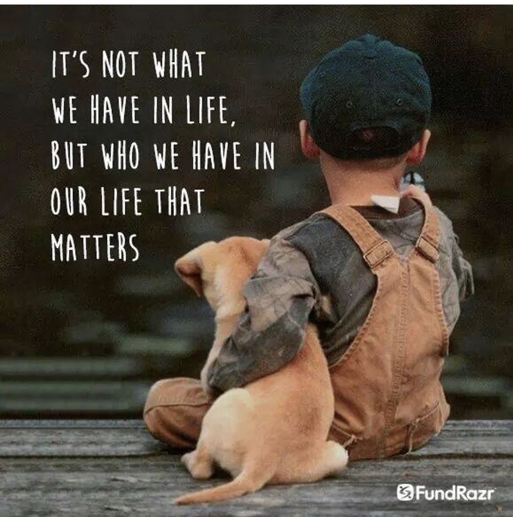 suziday123's tweet photo. Saturday Friendly Reminder...It’s not what we have in life, but who we have in our life that matters ❤️ #SaturdayMorning #whatmatters https://t.co/9pY6HGI4XS