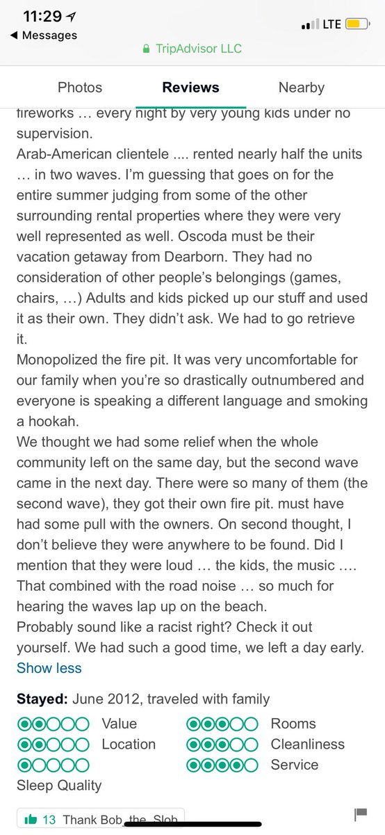 ay_man12's tweet image. So some guy left a review about this vacation spot up north 😄😄 basically what we all do at parks #ArabProblems