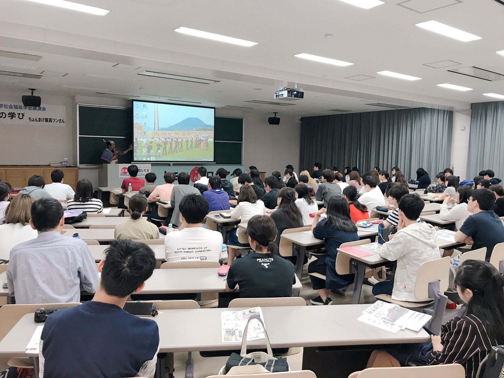 じゃんけんマン 100人越え 感謝 鹿児島国際大学 March Eigamarch