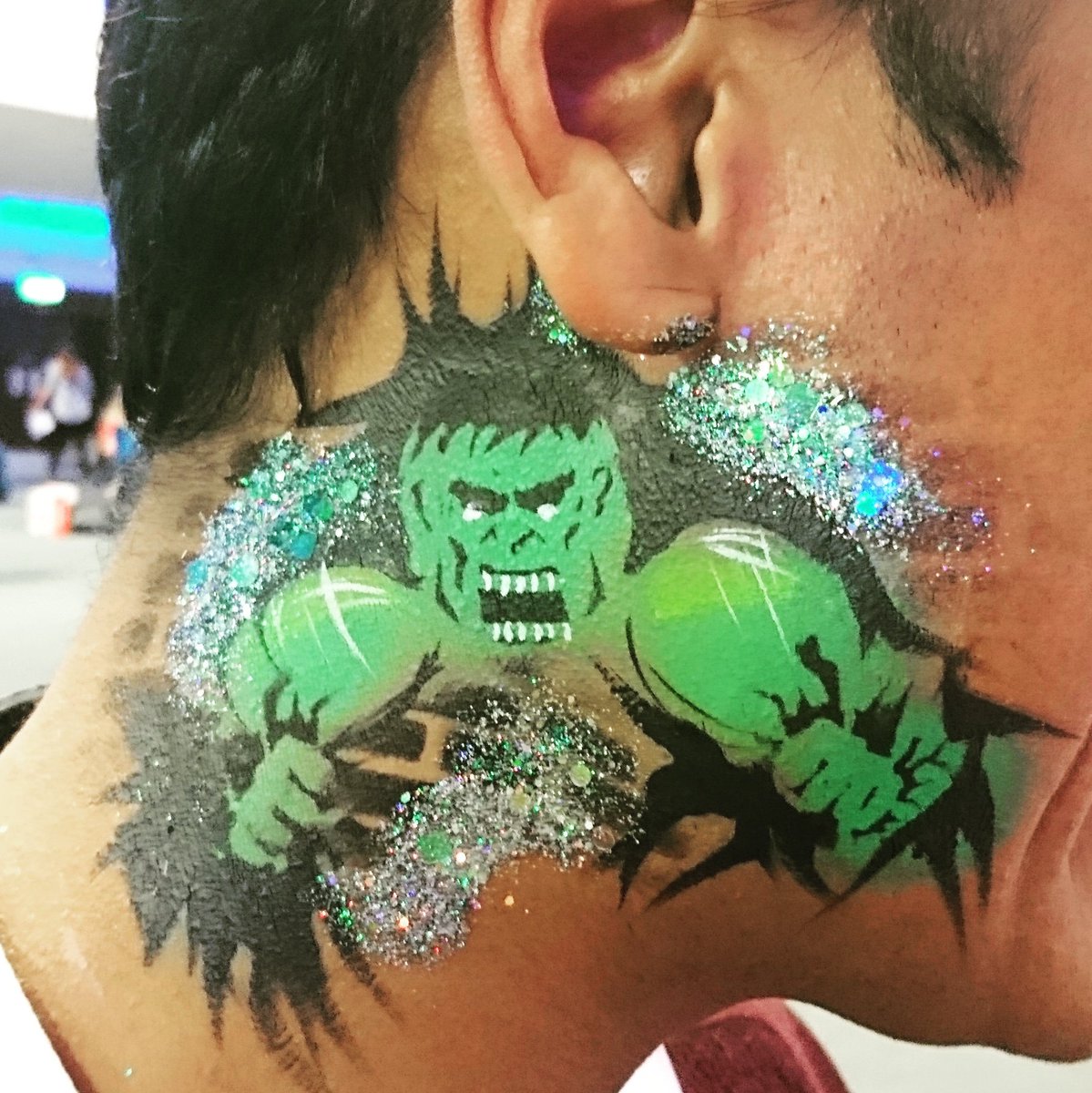 facepaintcat1's tweet photo. #facepaint #facepaintingbycatrina #hulksmash #hulkfacepaint https://t.co/33FEqn68jb