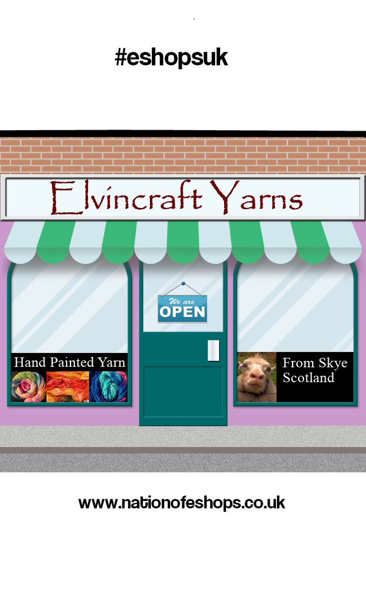 Shop online in 2018  visit Elvincraft Yarns for #Handmade #HandPainted #Yarns from Skye Scotland <a href="/Elvincraftyarns/">Elvincraft Yarns</a>  A valued member on <a href="/nationofeshops/">nationofeshopkeepers</a> New High Street #eshopsUK nationofeshops.co.uk/onlinehighst/a… #GiftIdeas