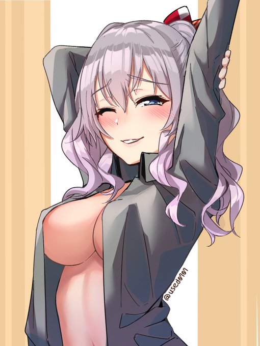 #艦これ #鹿島 
ストレッチ~ストレッチ~ 