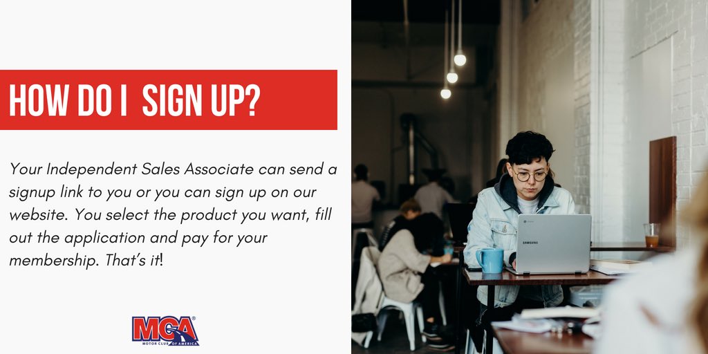 ERTroadside's tweet photo. Signing up for MCA is as easy as 1, 2, 3. Visit -> https://t.co/mPyBJ007ve #benefits #roadsideassistance #mca #motorclubofamerica https://t.co/fRbSwDNQ2i