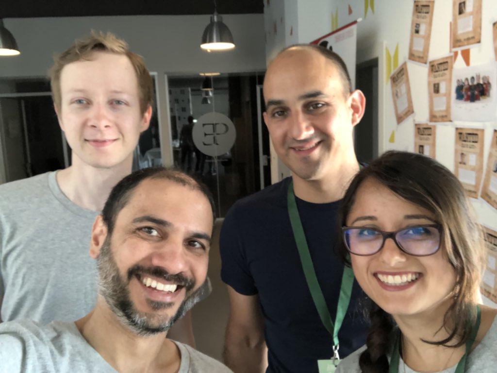 khurramjhumra's tweet image. Day 2 early birds! #SWFintechGVA