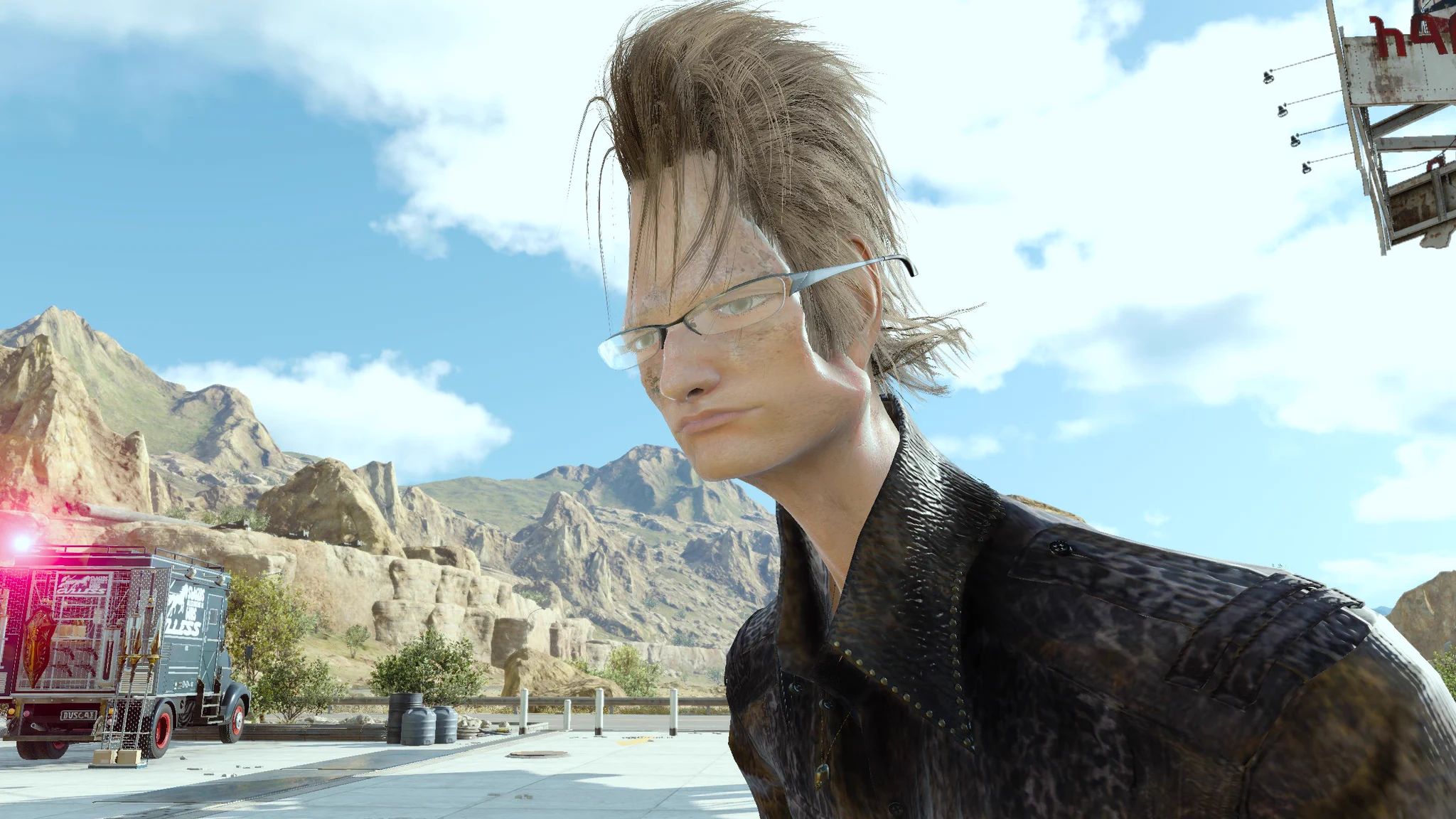 スレンダーマン！？FF15でノクティスの「デス」を食らったイグニスｗｗｗ