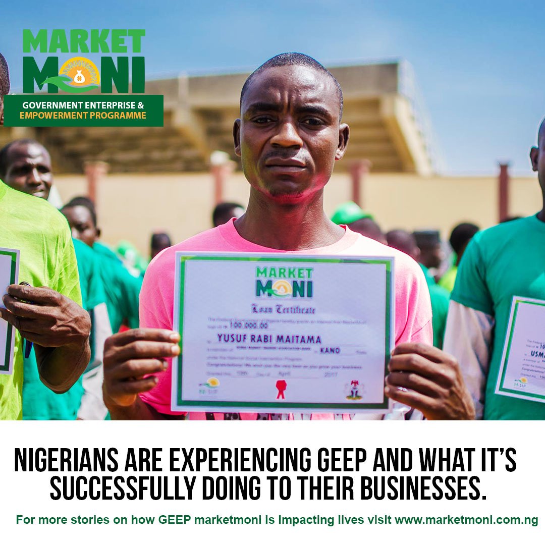 Across the 36 states of the federation, Nigerians are experiencing GEEP and what it’s successfully doing to their businesses.
#GEEP4U #GEEPMarketMoni #MarketMoni