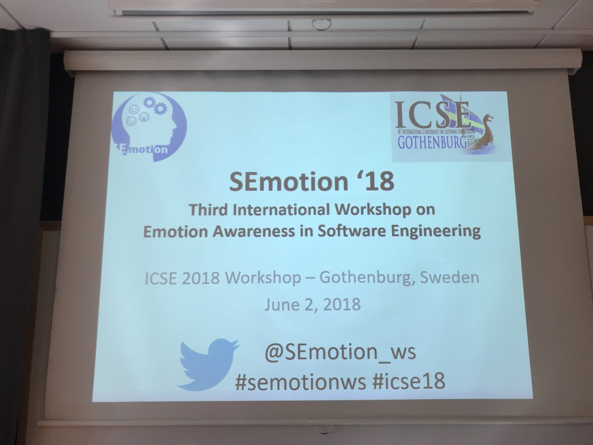 SEmotion_ws's tweet image. Hello! #semotionws #ICSE18
