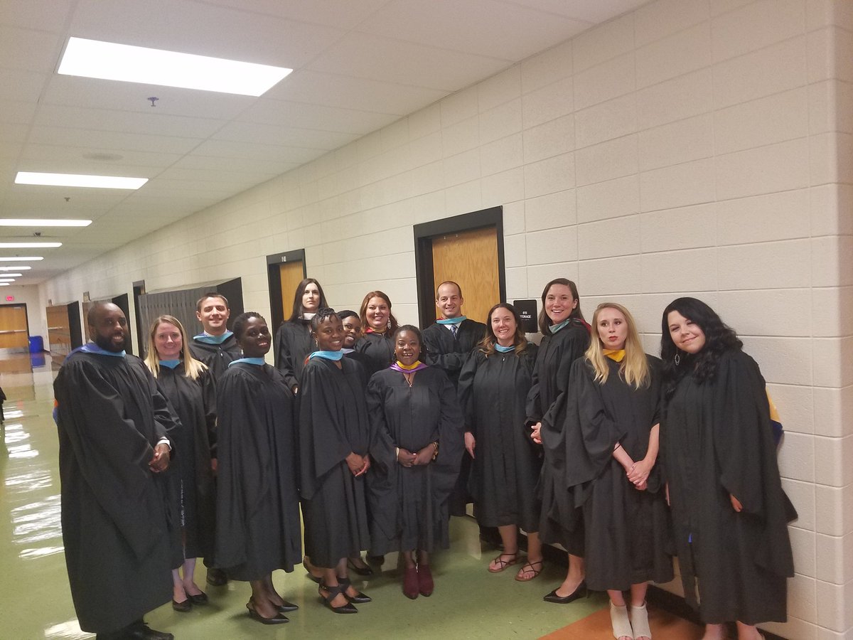 StCharlesHS's tweet photo. @StCharlesHS staff ready to march with our graduates! https://t.co/M1f33BEYxK