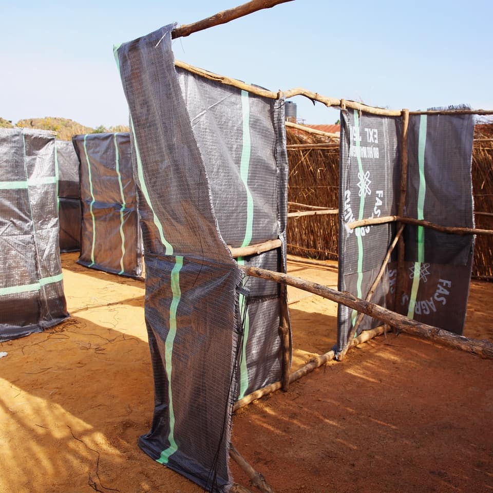 inloveandashes's tweet photo. #NotAnotherNigerian #InLoveAndAshes #GreatQuotes #FriendshipAcrossNigeria #TvDrama #NigerianTelevision #AmazingCast #ExcitingNewShow #nigeria #tvseries
#AwesomeSet 
The magic behind the scenes. Art department hard at setting up the IDP camp and Hyelni's tent. https://t.co/s5m0gdweJQ