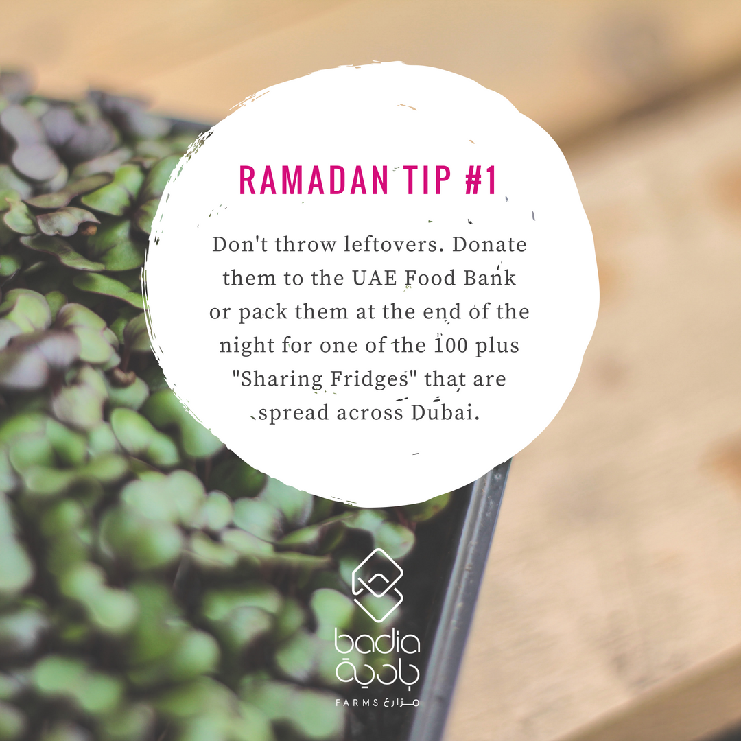 badiafarms's tweet photo. During #Ramadan, the amount of food wastage more than DOUBLES for the UAE. This Ramadan, let's pledge to stand with the #UAE government to achieve #zerofoodwaste. https://t.co/gcj0us2rAQ