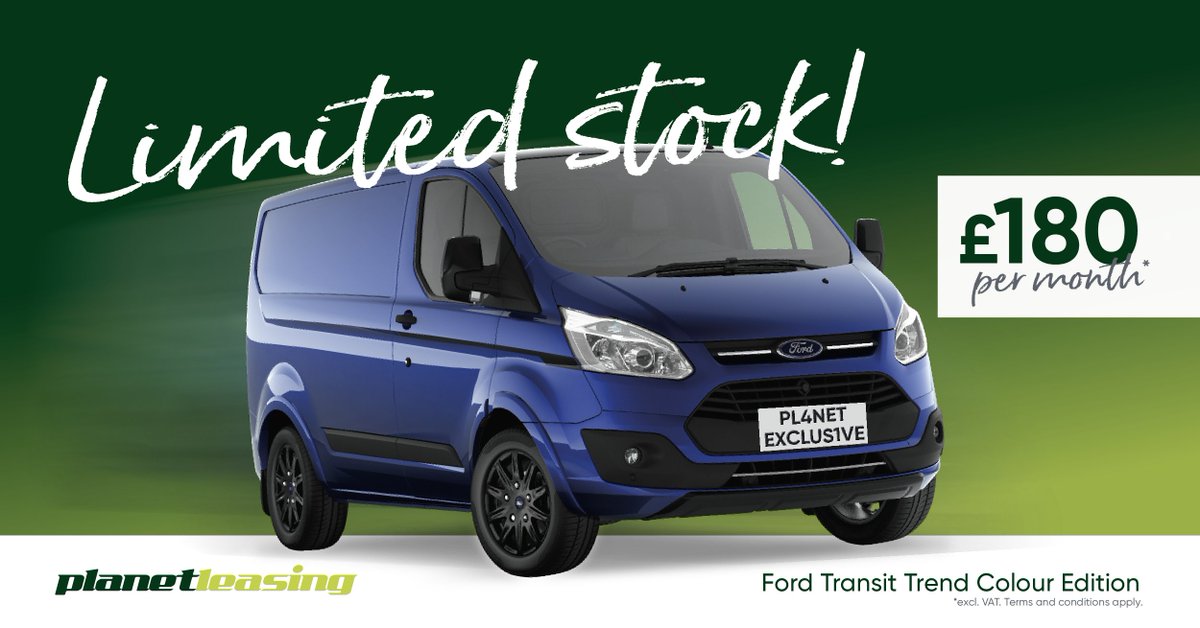 ford transit custom contract hire