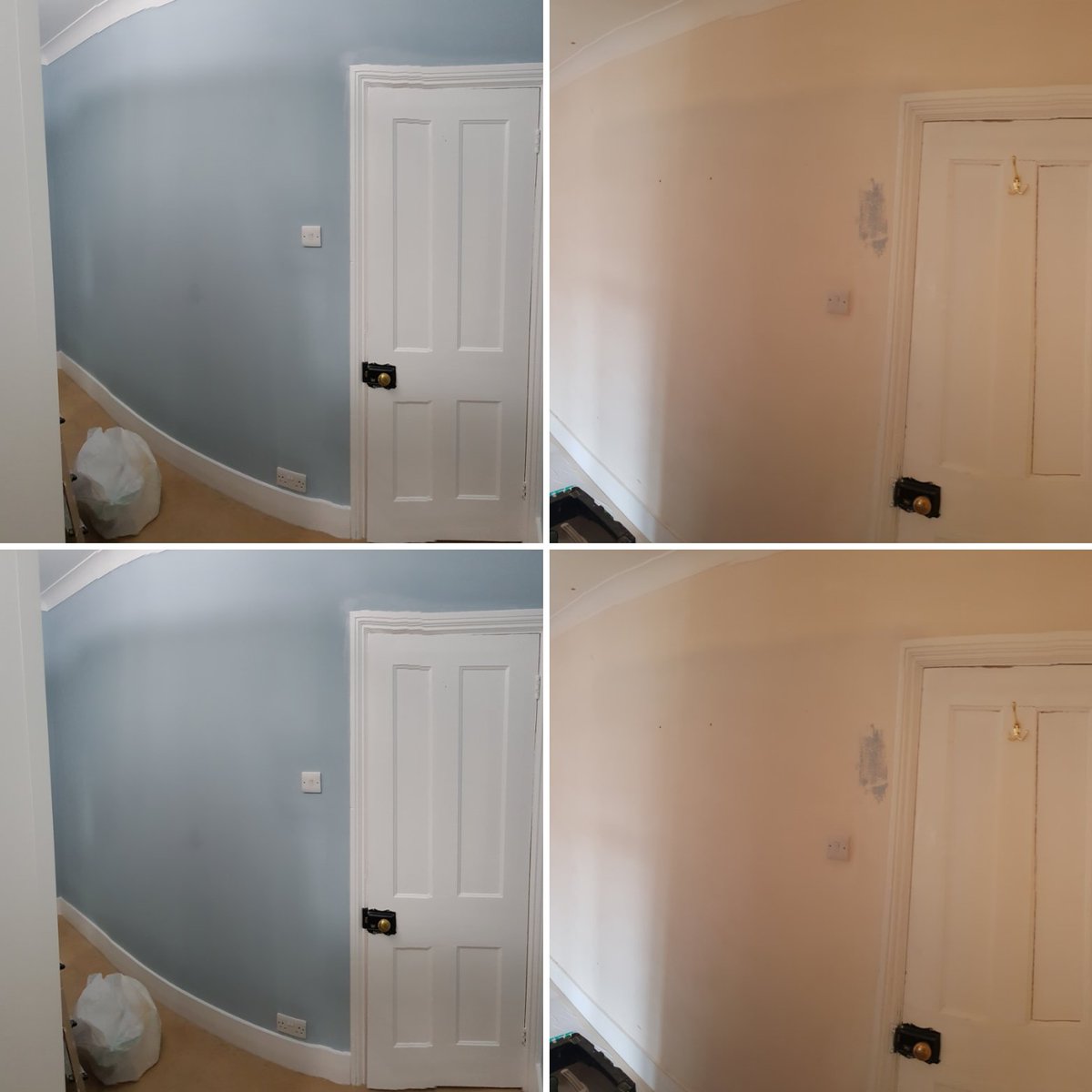 Jenthedecorator's tweet photo. Before & afters of the last room in the house I've been on.
@FarrowandBall #ParmaGrey
@JohnstonesTrade #Covaplus #Acrylicsatin & @ZinsserUK #AllcoatBlackSatin for the fireplace Hearth.
@TRADE_decorator
@Gethertrade
@womenonthetools
#Decorator
#Femaledecorator https://t.co/Bp2TCS7lGr