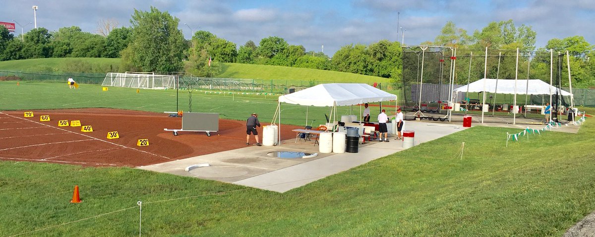 nationalthrows's tweet photo. The sky is clear and ready for day 2 of the @OHSAASports Track &amp; Field State Championships https://t.co/TAg4jaeLvK