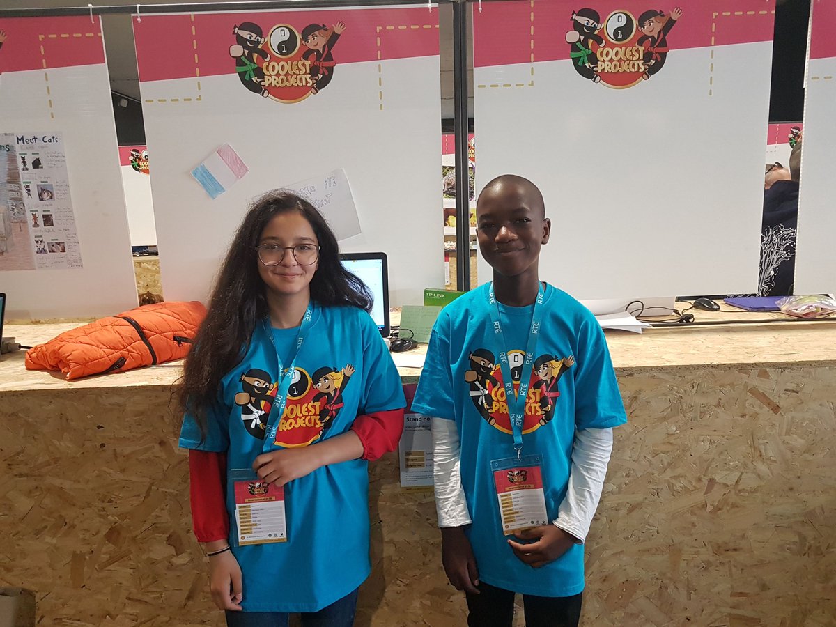 coderdojooise's tweet image. Bravo à Safya et Ismael qui ont représentés Creil et Senlis au concours International, Coolest Kids Project, à Dublin le weekend dernier. @CD_oise @VilleCreil