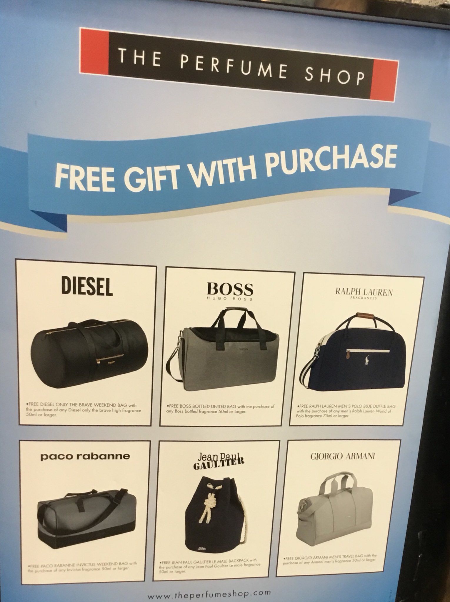 Ralph lauren aftershave free bag sales