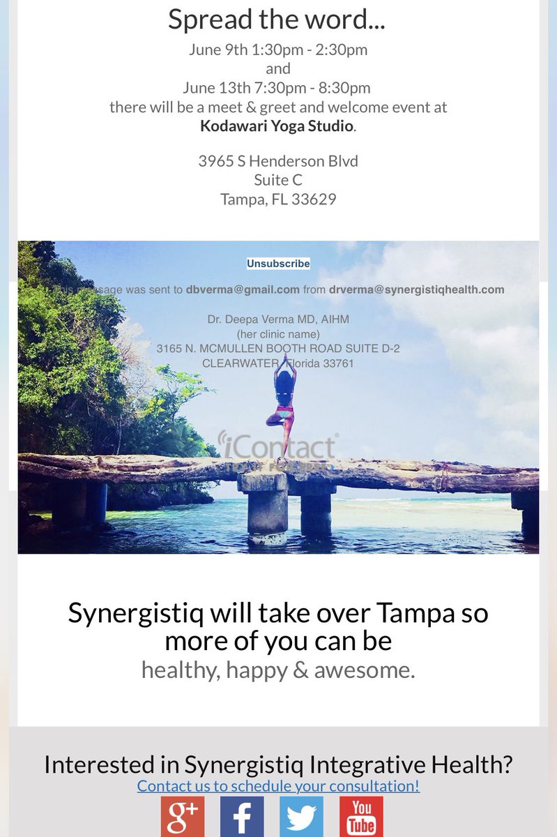 DrDeepaVerma's tweet photo. Can you believe it’s June 1st already?
Almost half of this year has happened, literally in the blink of an eye.
What I can’t believe also is that Synergistiq has sprouted her wings and is ready to become bigger and better.
We are adding aesthetics as well. https://t.co/8tkbUR0swR