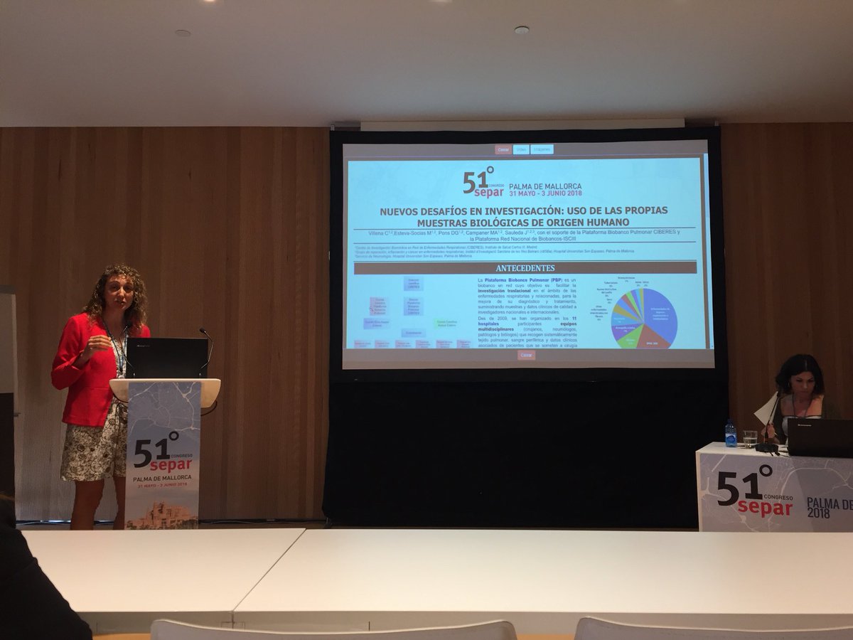 crispbpciberes's tweet photo. Presentando la importancia de la integridad de las muestras biol��gicas humanas para investigación en el estudio #biomarcadores #biospecimenscience #cohortespacientes #separ2018 https://t.co/W9pdTubgcI
