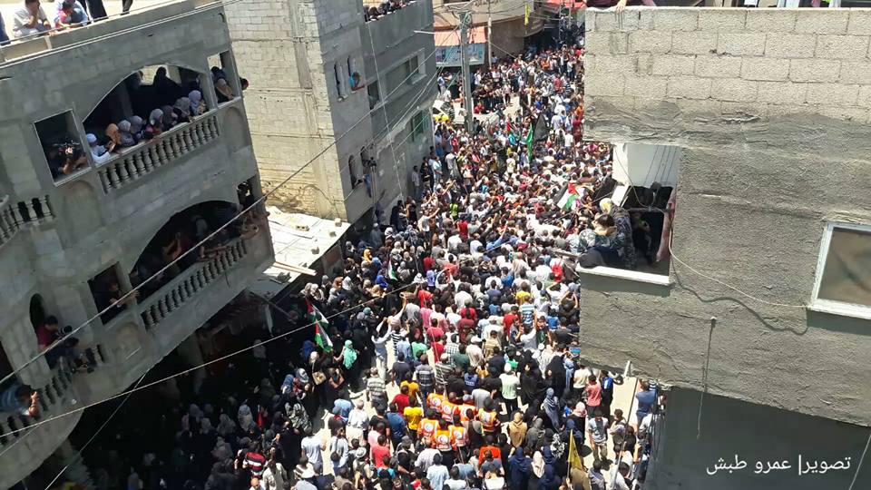 Never expected this day! The funeral of Razan.