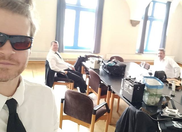 willemsson's tweet photo. Backstage Belfort Brugge (BBB) #portatief #musicianlife https://t.co/ejMqPcB7NN https://t.co/bbiTbsdwD8