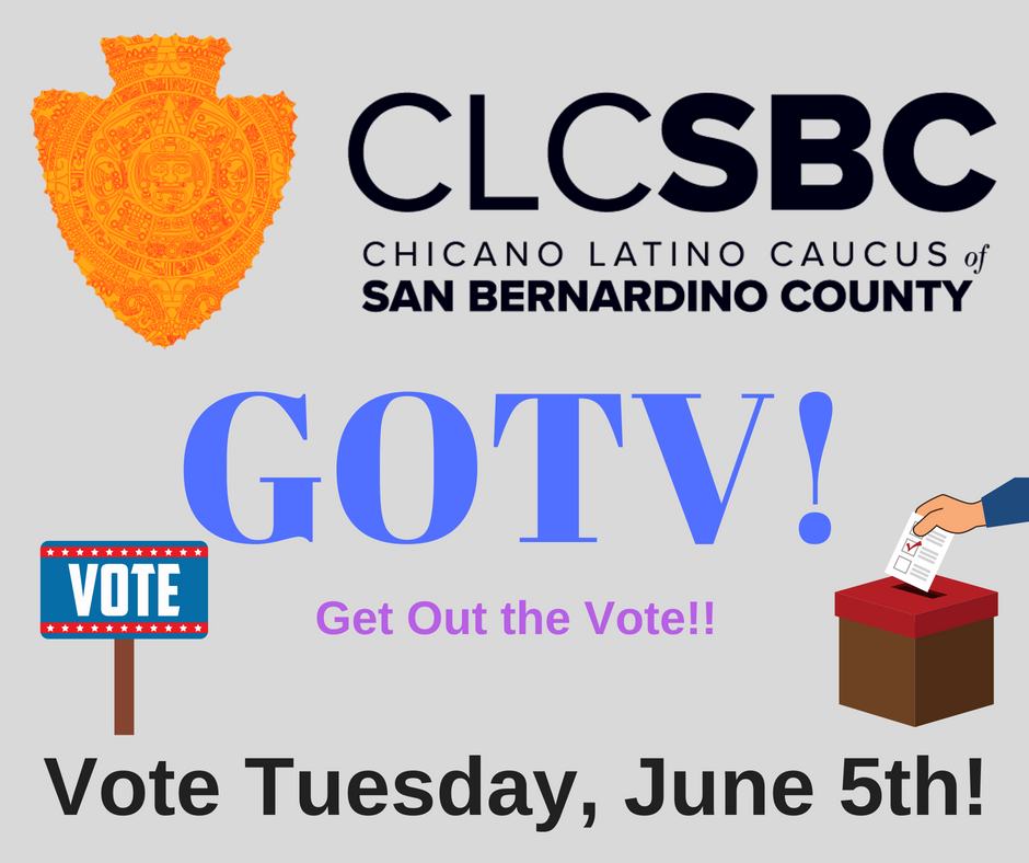 CLCofSBC's tweet photo. GOTV weekend! Don't forget to vote June 5th!
#CLCSBC #CaliforniaPrimary https://t.co/r5EZ0AYadL