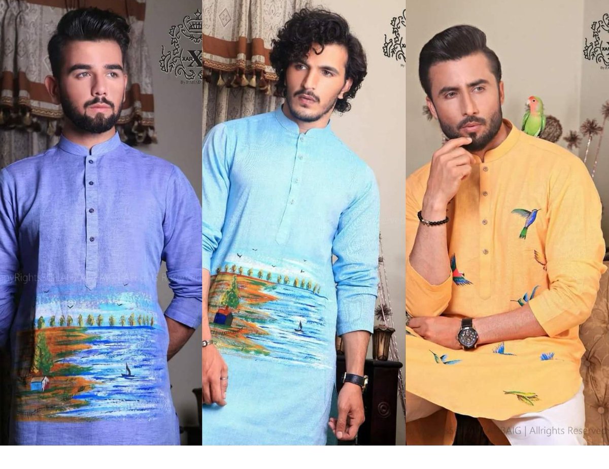 MAsood297's tweet photo. New Kurta designs ☻😣

Fashion Industry ke lye dedicate kia jata ha sad music 😶😂 https://t.co/kWmL0CQEjJ