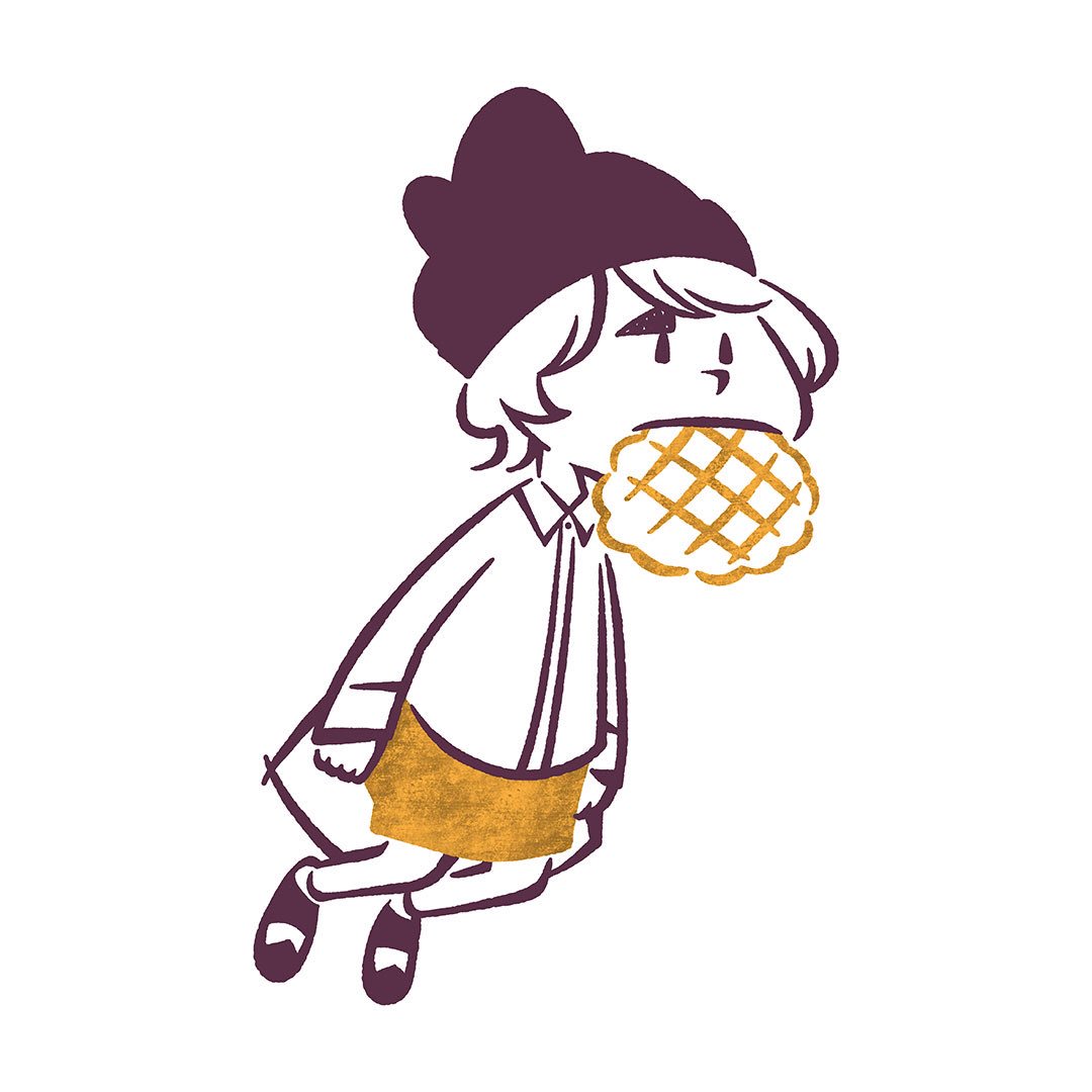 O Xrhsths タニグチコウイチ イラストレーター Sto Twitter メロンパン食い競走 Melonpaneatingrace 毎日イラスト更新中 1ヶ月経過 今日のイラスト イラスト イラストレーション イラストレーター タニグチコウイチ Illustration Illustrator Ipadpro