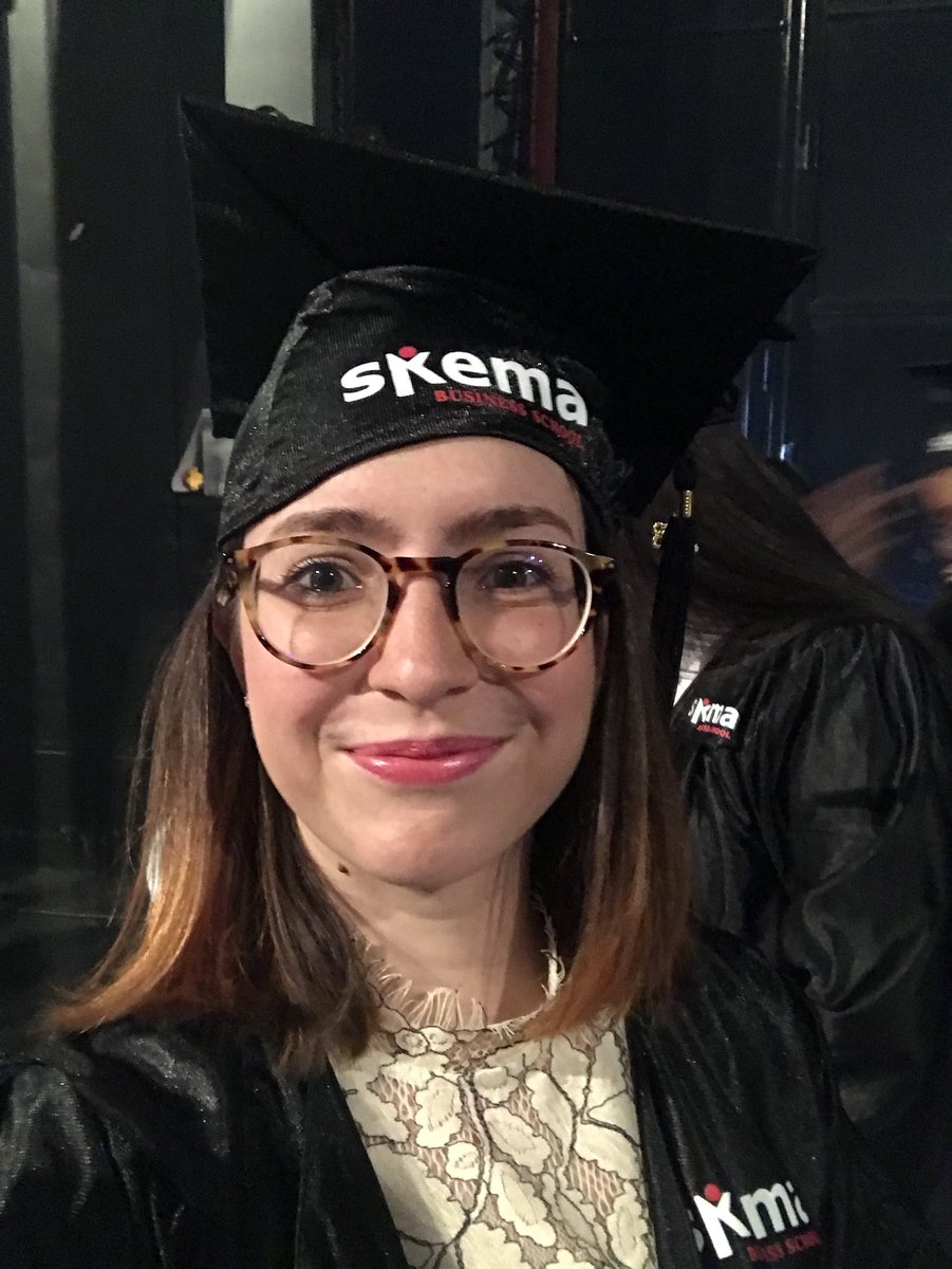 JMarchienne's tweet photo. The big day ! Récompense après une année riche sur tous les points #skema18 #WeAreMDCE @SKEMA_BS #graduation https://t.co/nnlMgNcbc0
