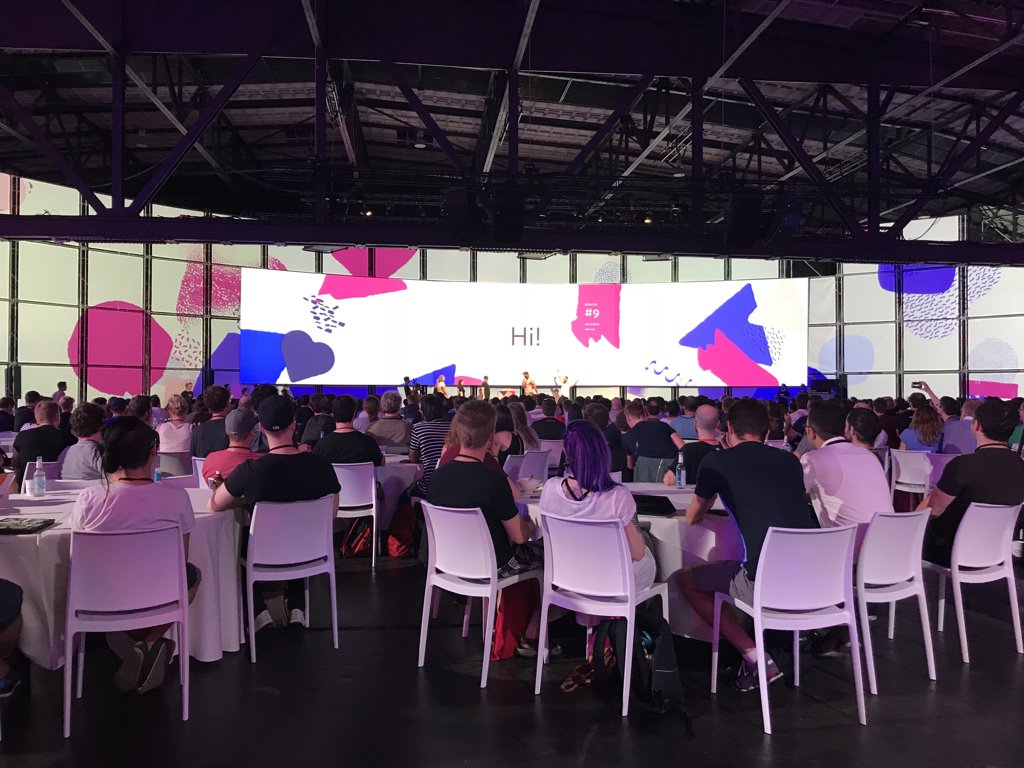 Lucky to attend the JSConf 😍. #JSconfeu #js <a href="/JCofman/">Jacob Cofman</a>